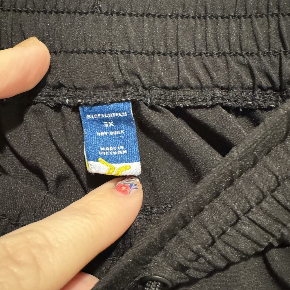 Old Navy Black Quick Dry Stretch Tech Cargo Pants Plus Size 3X - Picture 5 of 7
